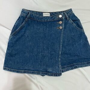 The Drop Women's Blue Denim Skort